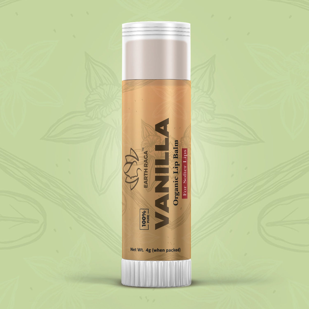 Vanilla Organic Lip Balm 4g