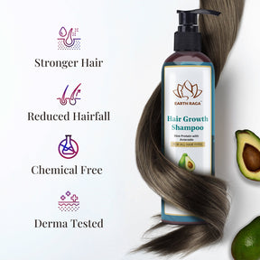 Hair Growth Shampoo and Aloe Vera Neem Tea Tree Face Wash Combo