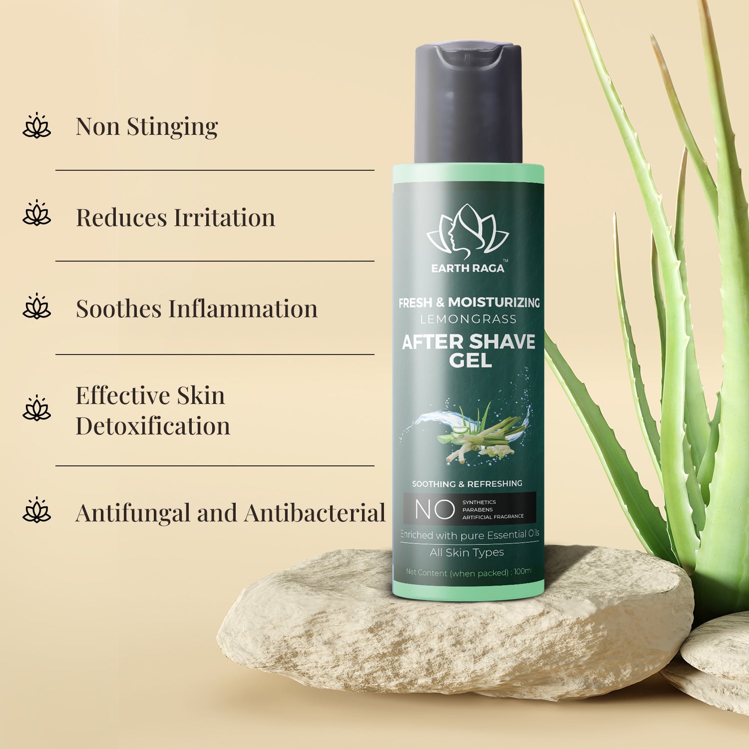 Lemon Grass Aftershave Gel | 100ml