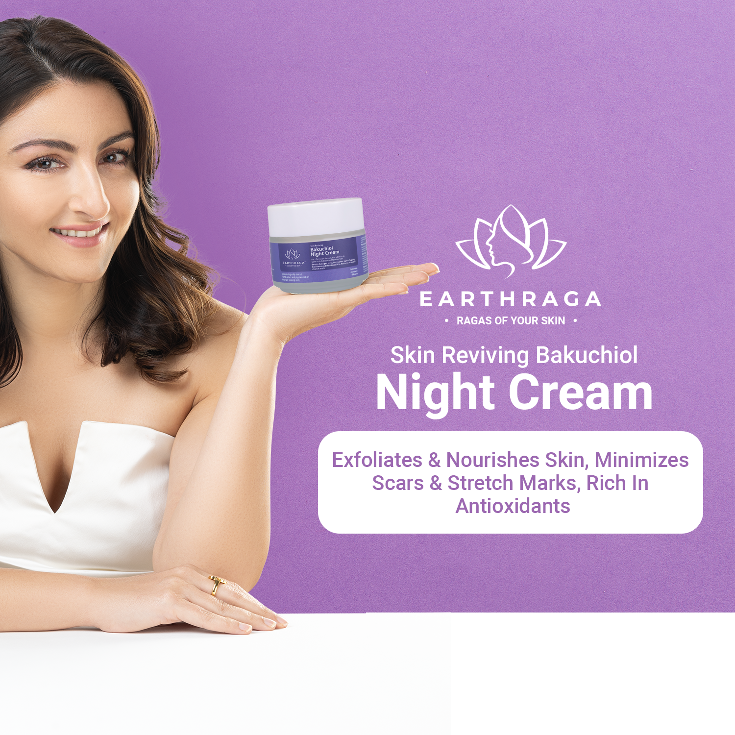 Earthraga Bakuchiol Day Cream & Night Cream Combo |  100gm X 2