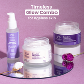 Bakuchiol Timeless Glow Combo | Day & Night Cream with Serum Combo