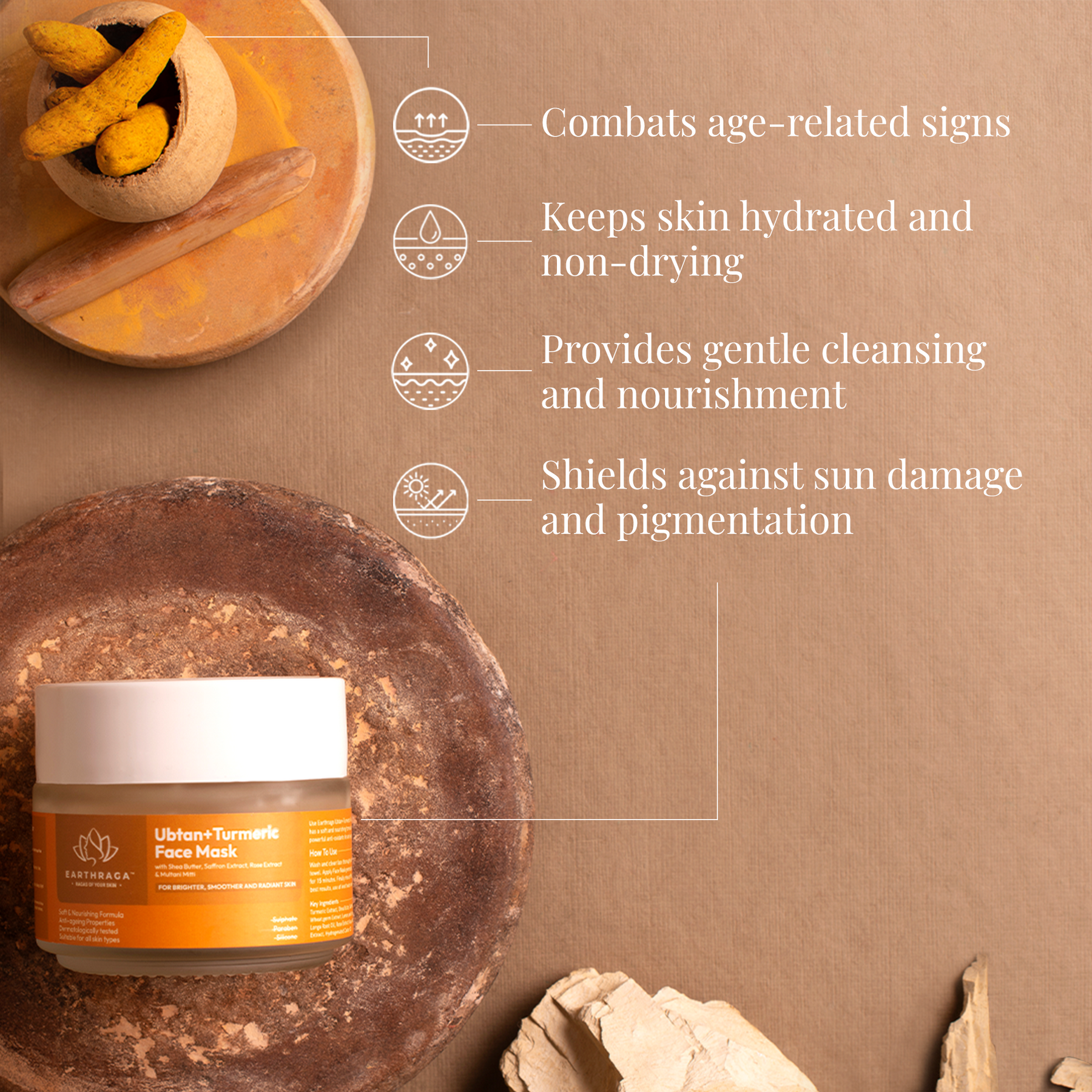 Ubtan + Turmeric Face Mask | 100gm