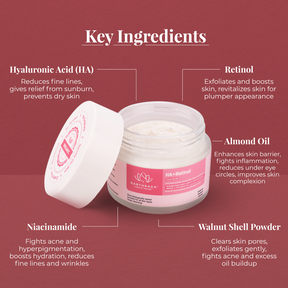 HA + Retinol Face Scrub | 100 ml