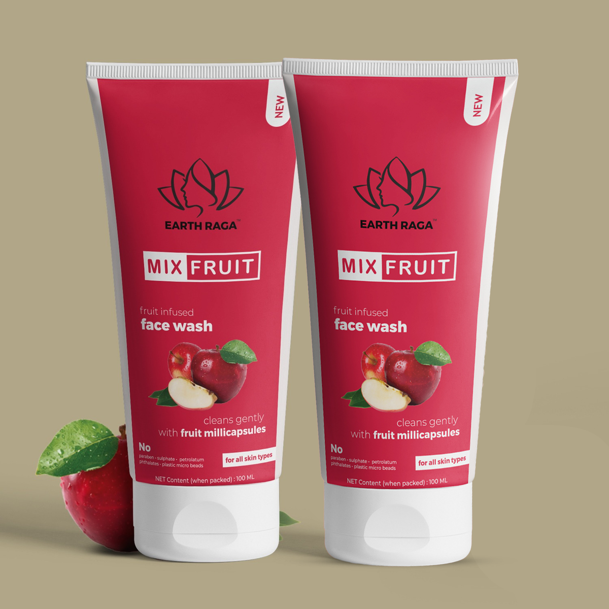 Earthraga Mix Fruit Face Wash Combo