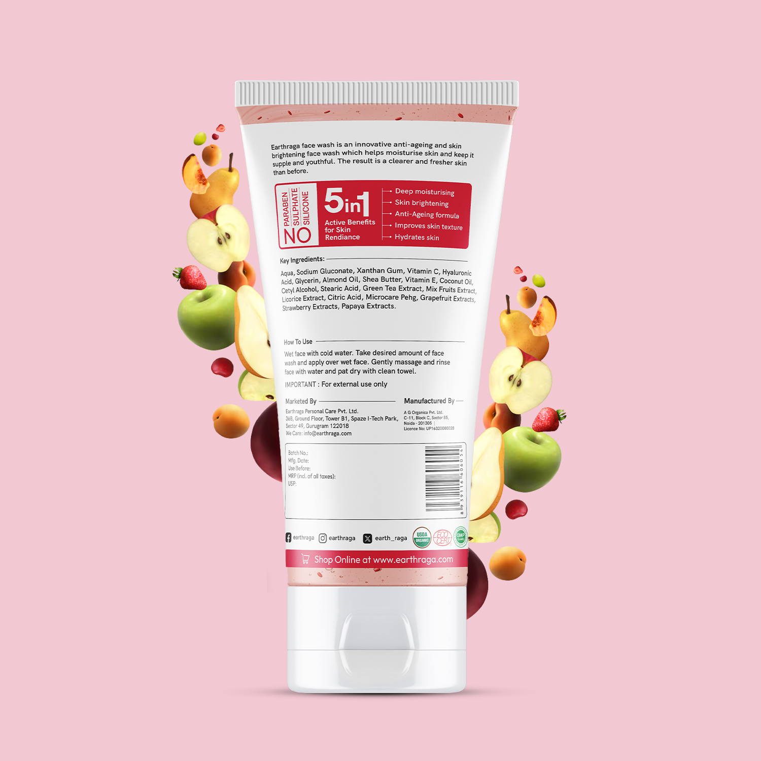 Mix Fruit Skin Brightening Face Wash | 100ml