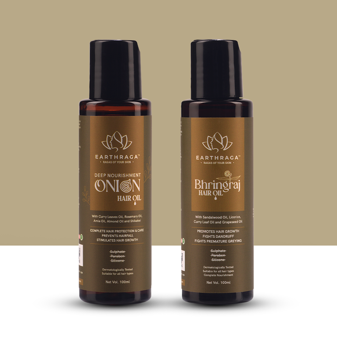 Onion and  Bhringraj  Hair Oil - Combo | 100 ml X 2