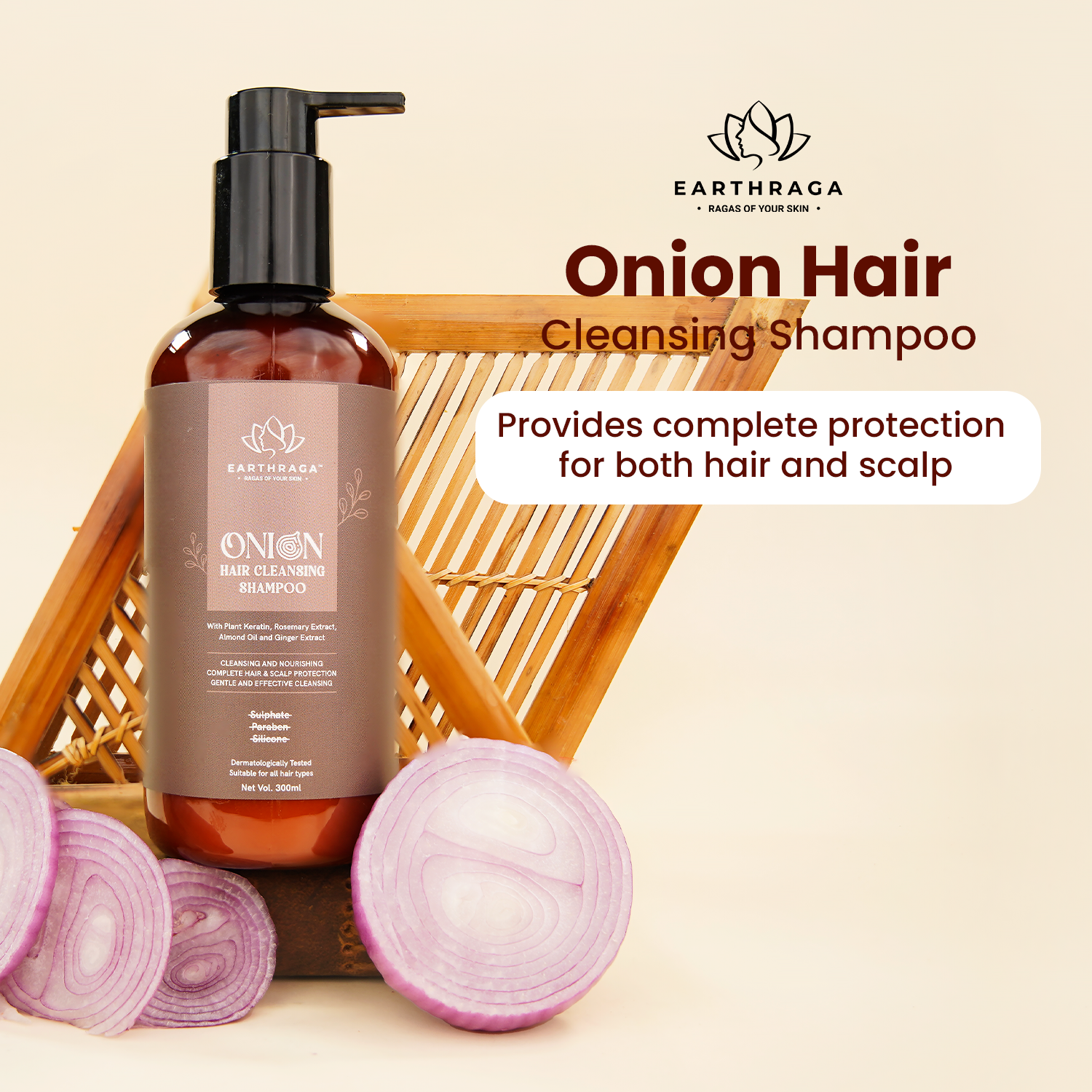 Onion Hair Cleansing Shampoo | 300ml