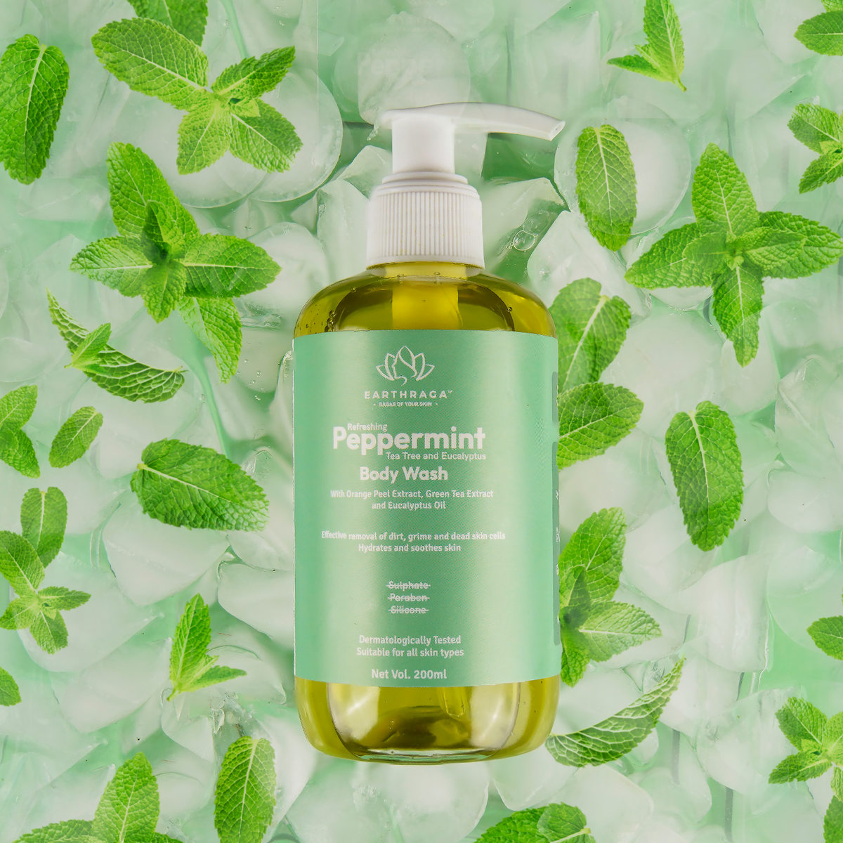 Peppermint, Tea Tree & Eucalyptus Body Wash | 200 ml