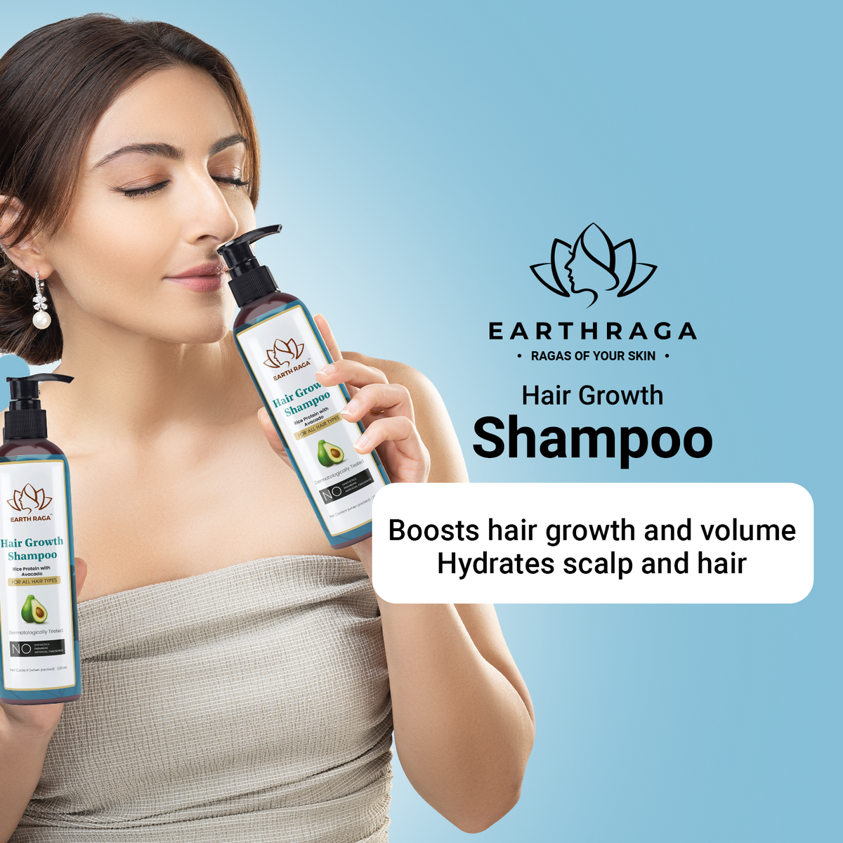 Earthraga Hair Growth Shampoo | 250ml