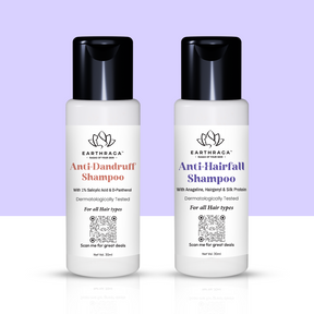 Anti-Hairfall Shampoo | Anti-Dandruff Shampoo | 30 ml Minis Combo