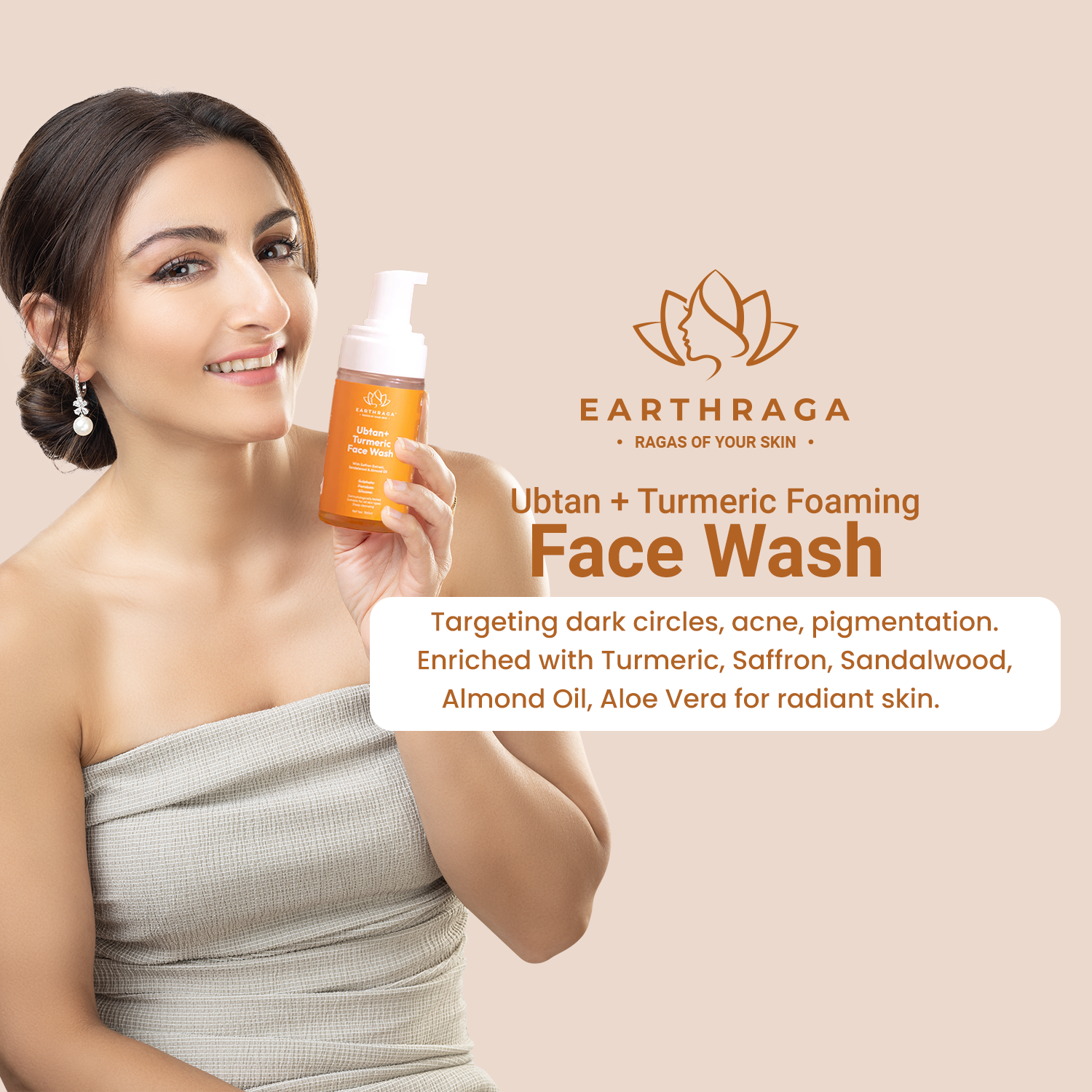 Ubtan + Turmeric Foaming Face Wash | 100ml