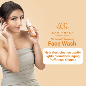 Vitamin C Foaming Face Wash | Body Wash | Face Scrub - For Clear Skin