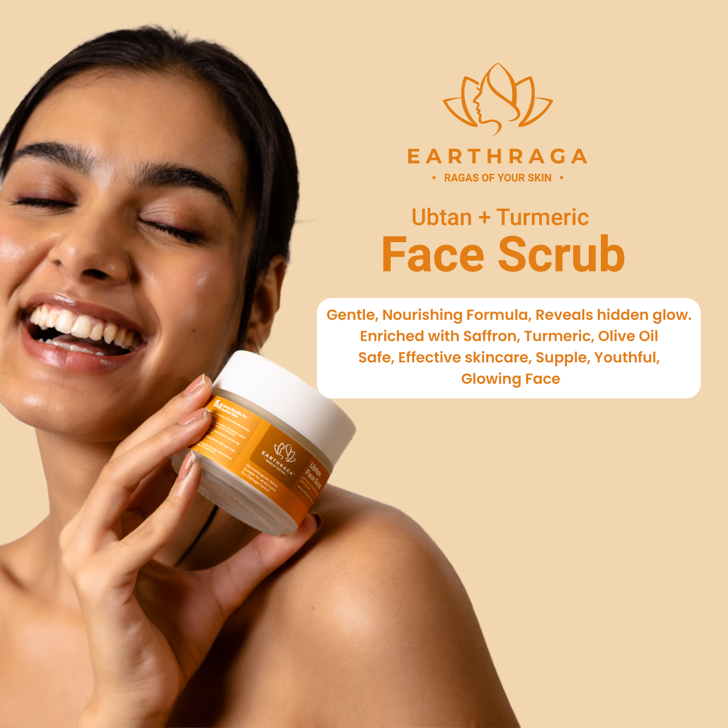 Ubtan + Turmeric Face Scrub | 100ml