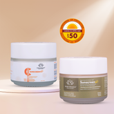 Vitamin C Sunscreen | Salicylic Acid Sunscreen | SPF 50 Matte | Pack of 2 X 100gm